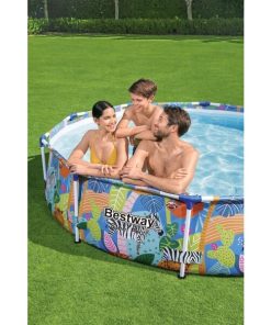 Piscina Steel Pro 305x66cm, 4062L, carcas metal - imagine 4
