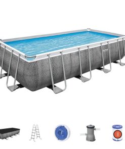 Piscina Power Steel 488x244x122cm, 11532L, carcas metal - imagine 3