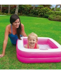 Piscină gonflabilă pentru copii cu baza gonflabilă 86х25 cm, 57 L, 1-3 ani, 2 culori - imagine 6