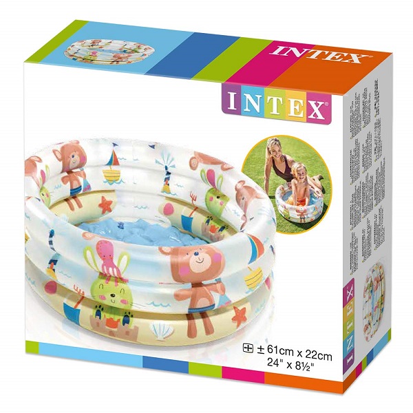 Piscină gonflabilă pentru copii “Prietenii lui Dino” 61×22 cm, 28 L, 1-3 ani - imagine 5