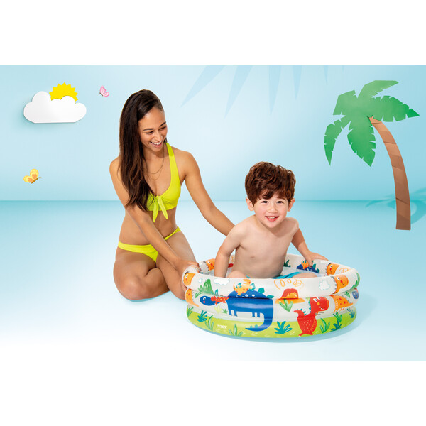Piscină gonflabilă pentru copii “Prietenii lui Dino” 61×22 cm, 28 L, 1-3 ani - imagine 2