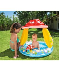 Alternative view of Piscină gonflabilă pentru copii cu baldachin “Ciuperca” 102х89 cm, 45 L, 1-3 ani