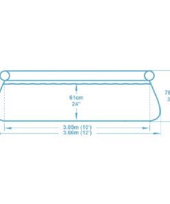 Piscină gonflabilă Fast Set 366х76 cm, 5377L - imagine 4