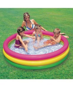 Piscină gonflabilă pentru copii “Apus de soare” 114×25 cm, 131 L, 2+ - imagine 3