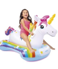 Plută-saltea gonflabilă “Unicorn” cu mânere, 163х86 cm, până la 40 kg, 3+ - imagine 3
