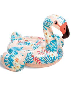 Plută-saltea gonflabilă “Flamingo tropical” cu mânere, 142x137x97 cm, până la 40 kg, 3+