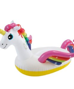 Plută-saltea gonflabilă “Unicorn” cu mânere, 198x140x97 cm, până la 40 kg, 3+
