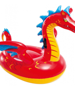 Plută-saltea gonflabilă “Dragon mistic” cu mânere, 198×173 cm, până la 40 kg, 3+