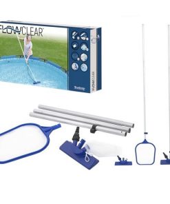 Set curatare piscina (plasă, perie, miner 174cm) - imagine 3