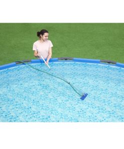 Set curatare piscina (plasă, dozator, termometru, tester, set reparatie, miner 172cm) - imagine 2