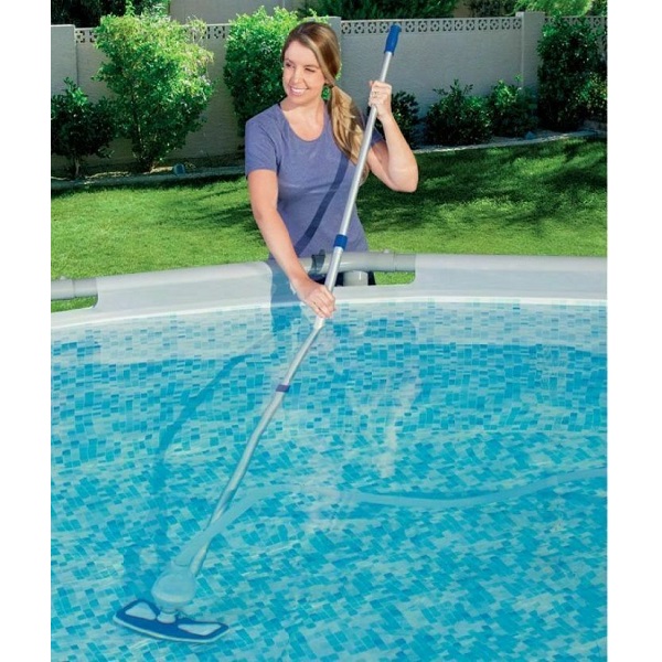 Set curatare piscina (aspirator, plasă, miner 279cm, furtun 7,5m) - imagine 2