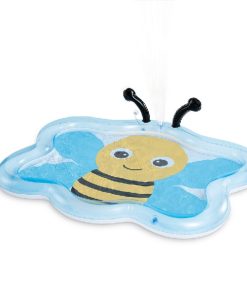 Piscină gonflabilă pentru copii cu jet de apă "Albinuța" 127x102x28 cm, 59 L, 2+