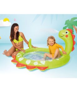 Piscină gonflabilă pentru copii cu jet de apă „Dino”  119 х 109 х 66 cm, 68 L, 2+ - imagine 3