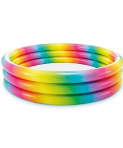 Piscină gonflabilă pentru copii “Curcubeu ombre” 147×33 cm, 330 L, 2+