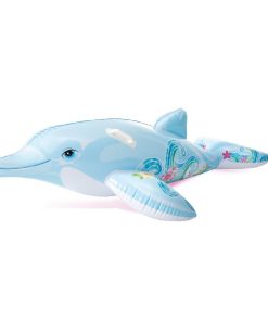 Plută-saltea gonflabilă “Delfin” cu mânere, 175х66 cm, până la 40 kg, 3+