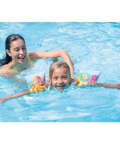 Aripioare de înot gonflabile "Prieteni tropicali" 23х15 cm, 3-6 ani - imagine 4