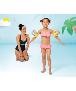 Aripioare de înot gonflabile "Prieteni tropicali" 23х15 cm, 3-6 ani - imagine 3