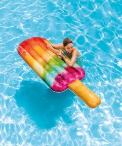 Saltea de înot gonflabilă "Înghețată" 183х66х20 cm, până la 100 kg - imagine 3