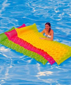 Saltea de înot gonflabilă cu tetieră "Val" 229х86 cm,  până la 100 kg, 3 culori - imagine 11