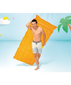 Saltea de înot gonflabilă cu tetieră "Val" 229х86 cm,  până la 100 kg, 3 culori - imagine 9