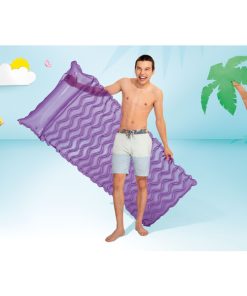 Saltea de înot gonflabilă cu tetieră "Val" 229х86 cm,  până la 100 kg, 3 culori - imagine 8