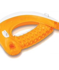 Șezlong gonflabil 152×99 cm cu mânere, până la 100 kg, 2 culori - imagine 3