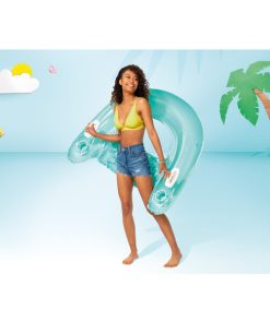 Șezlong gonflabil 152×99 cm cu mânere, până la 100 kg, 2 culori - imagine 5