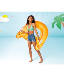 Șezlong gonflabil 152×99 cm cu mânere, până la 100 kg, 2 culori - imagine 4