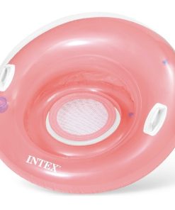 Şezlong-cerc gonflabil pentru înot cu mânere 119 cm, până la 100 kg, 2 culori - imagine 3