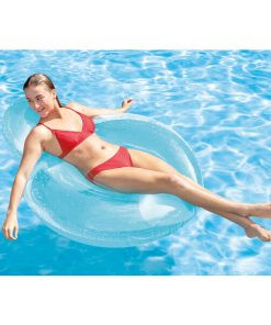 Şezlong-cerc gonflabil pentru înot 137х122 cm, 14+, până la 100 kg, 2 culori - imagine 8