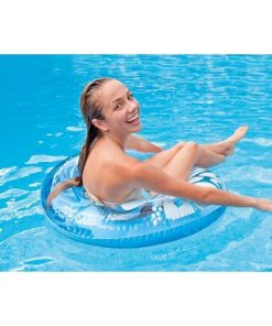 Cerc gonflabil “Flori transparente” D 91 cm, până la 60 kg, 9+, 3 culori - imagine 3
