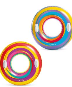 Cerc gonflabil “Vârtej” D 91 cm cu mânere, până la 60kg, 9+, 2 culori - imagine 3