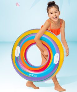 Cerc gonflabil “Vârtej” D 91 cm cu mânere, până la 60kg, 9+, 2 culori - imagine 4