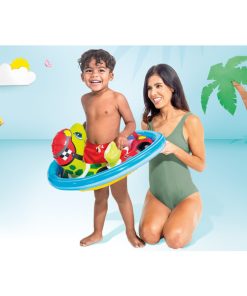 Cerc gonflabil cu decupaje pentru picioare 76х58 cm, până la 23 kg, 3-4 ani, 3 modele - imagine 4