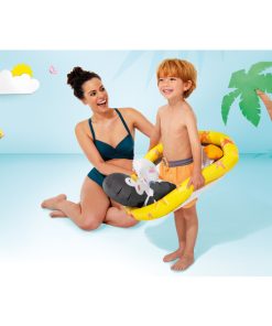Cerc gonflabil cu decupaje pentru picioare 76х58 cm, până la 23 kg, 3-4 ani, 3 modele - imagine 3