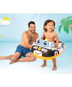 Cerc gonflabil cu decupaje pentru picioare 84х58 cm, până la 15 kg, 1-2 ani, 3 modele - imagine 5