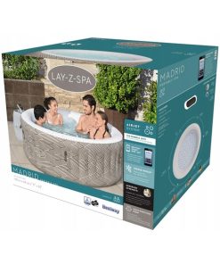 Jacuzzi SPA Madrid AirJet 180x66cm, 669L, 2-4 persoane - imagine 12
