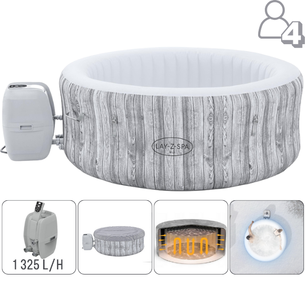 Jacuzzi SPA Fiji AirJet 180x66cm, 669L, 2-4 persoane
