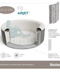 Jacuzzi SPA Fiji AirJet 180x66cm, 669L, 2-4 persoane - imagine 8