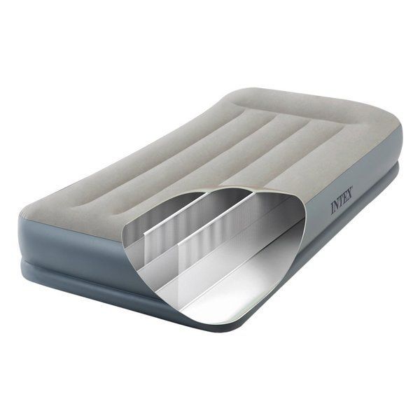 Saltea gonflabilă "Velur MID-Rise Air" 99x191x30 cm cu tetieră și pompă încorporată 220V, până la 136 kg - imagine 4
