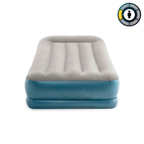 Saltea gonflabilă "Velur MID-Rise Air" 99x191x30 cm cu tetieră și pompă încorporată 220V, până la 136 kg - imagine 3