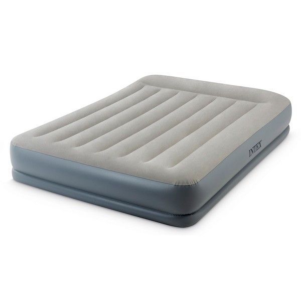 Saltea gonflabilă “Velur MID-Rise Air” 152x203x30 cm cu tetieră și pompă încorporată 220V, până la 272 kg