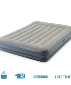 Saltea gonflabilă “Velur MID-Rise Air” 152x203x30 cm cu tetieră și pompă încorporată 220V, până la 272 kg - imagine 4