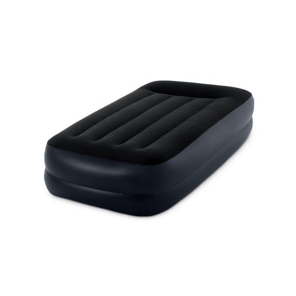 Saltea gonflabilă “Velur Pillow” 99х191х42cm cu tetieră și pompă încorporată 220V, până la 136 kg