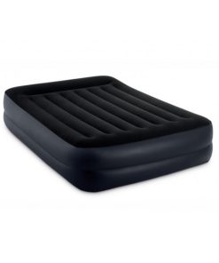 Saltea gonflabilă Velur Pillow 152x203x42 cm cu tetieră și pompă încorporată 220V, până la 272kg