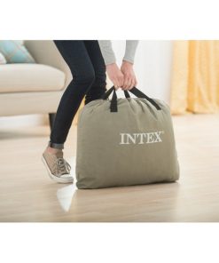Saltea gonflabilă Velur Pillow 152x203x42 cm cu tetieră și pompă încorporată 220V, până la 272kg - imagine 4