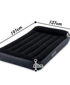 Saltea gonflabilă “Velur Classic” 137x191x25 cm cu tetieră, până la 272 kg - imagine 3