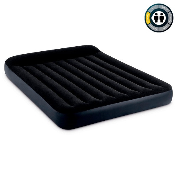 Saltea gonflabilă “Velur Classic” 152x203x25cm cu tetieră și pompă încorporată 220V, până la 272 kg - imagine 3