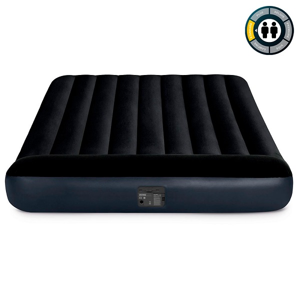Saltea gonflabilă “Velur Classic” 152x203x25cm cu tetieră și pompă încorporată 220V, până la 272 kg - imagine 2