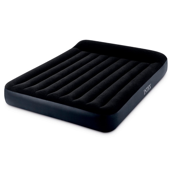Saltea gonflabilă “Velur Classic” 152x203x25cm cu tetieră și pompă încorporată 220V, până la 272 kg